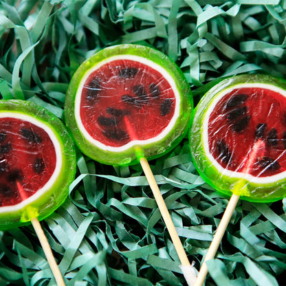 Handmade-Watermelon-Lollipops