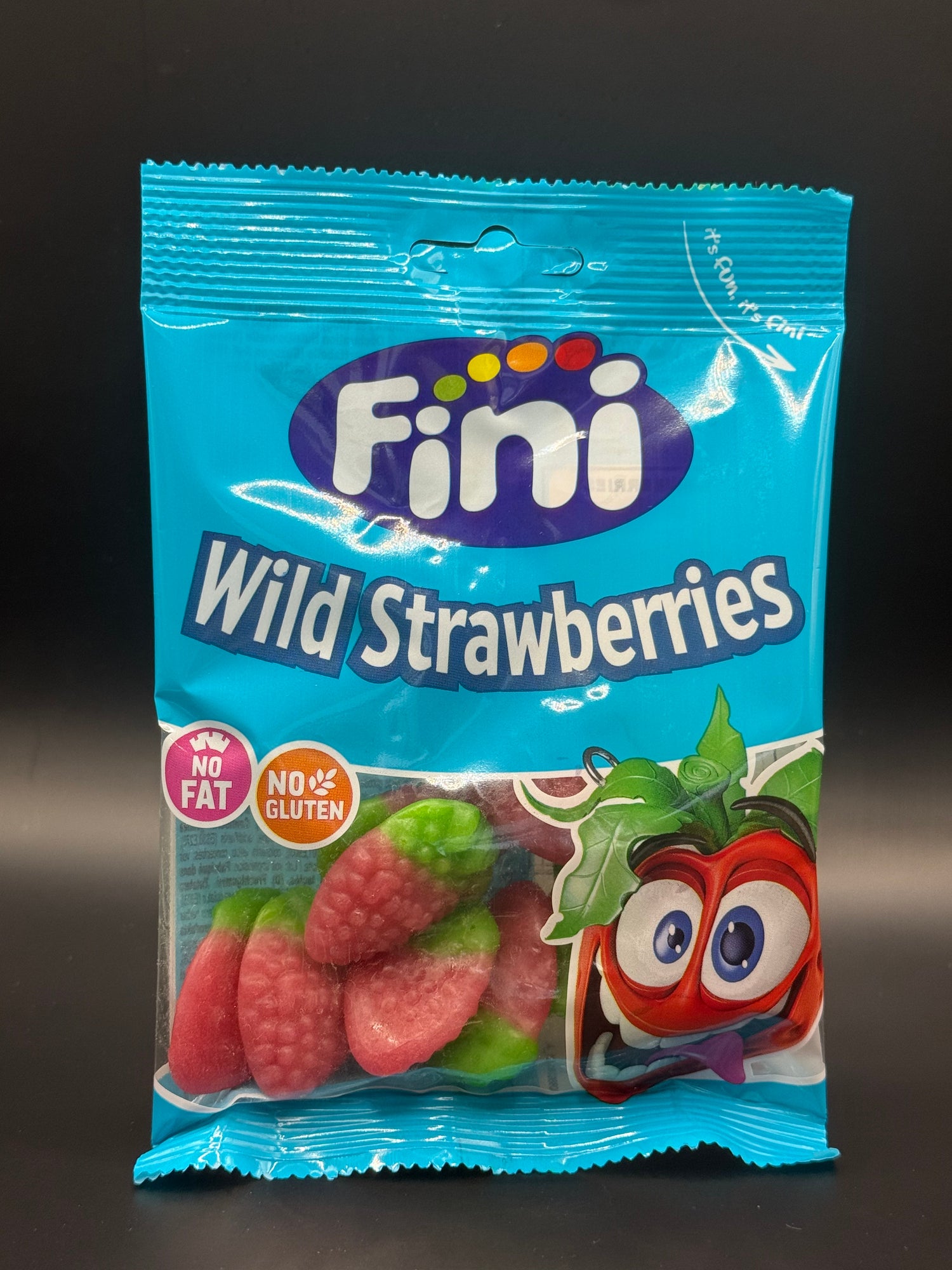 Fini Halal Wild Strawberries Jelly 12x75gr PArties &amp; Adults &amp; Children
