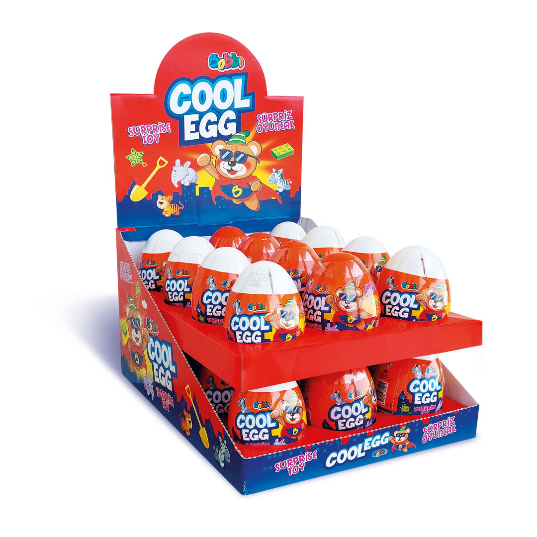 Bobbo Cool Egg Toffee Candy and Toy SweetBizz